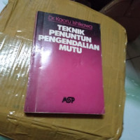 Image of Teknik Penuntun Pengendalian Mutu