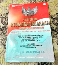Image of Pendidikan Kewarganegaraan edisi reformasi