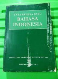 Image of Tata Bahasa Baku Bahasa Indonesia