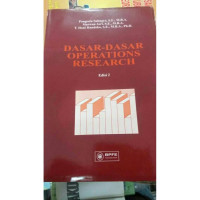 Image of Dasar-dasar Operations Research