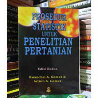 Image of Prosedur Statistik Untuk Penelitian Pertanian